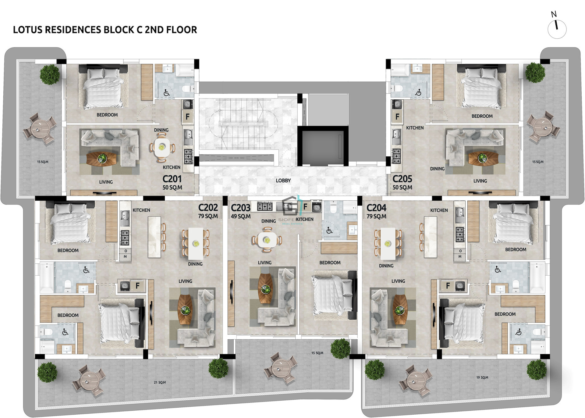 PRIME Location 1 Bedroom Apartment - Livadia - 3
