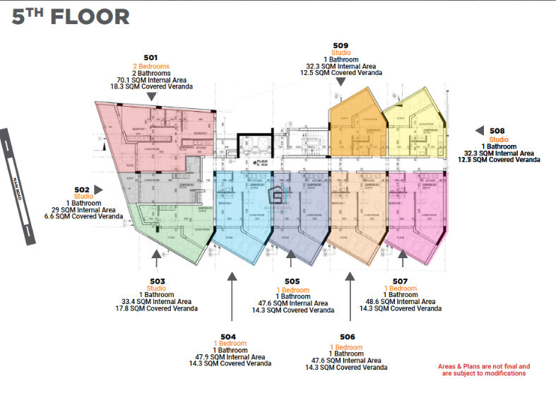 NEW 2 Bedroom - Finikoudes, Larnaca - 3