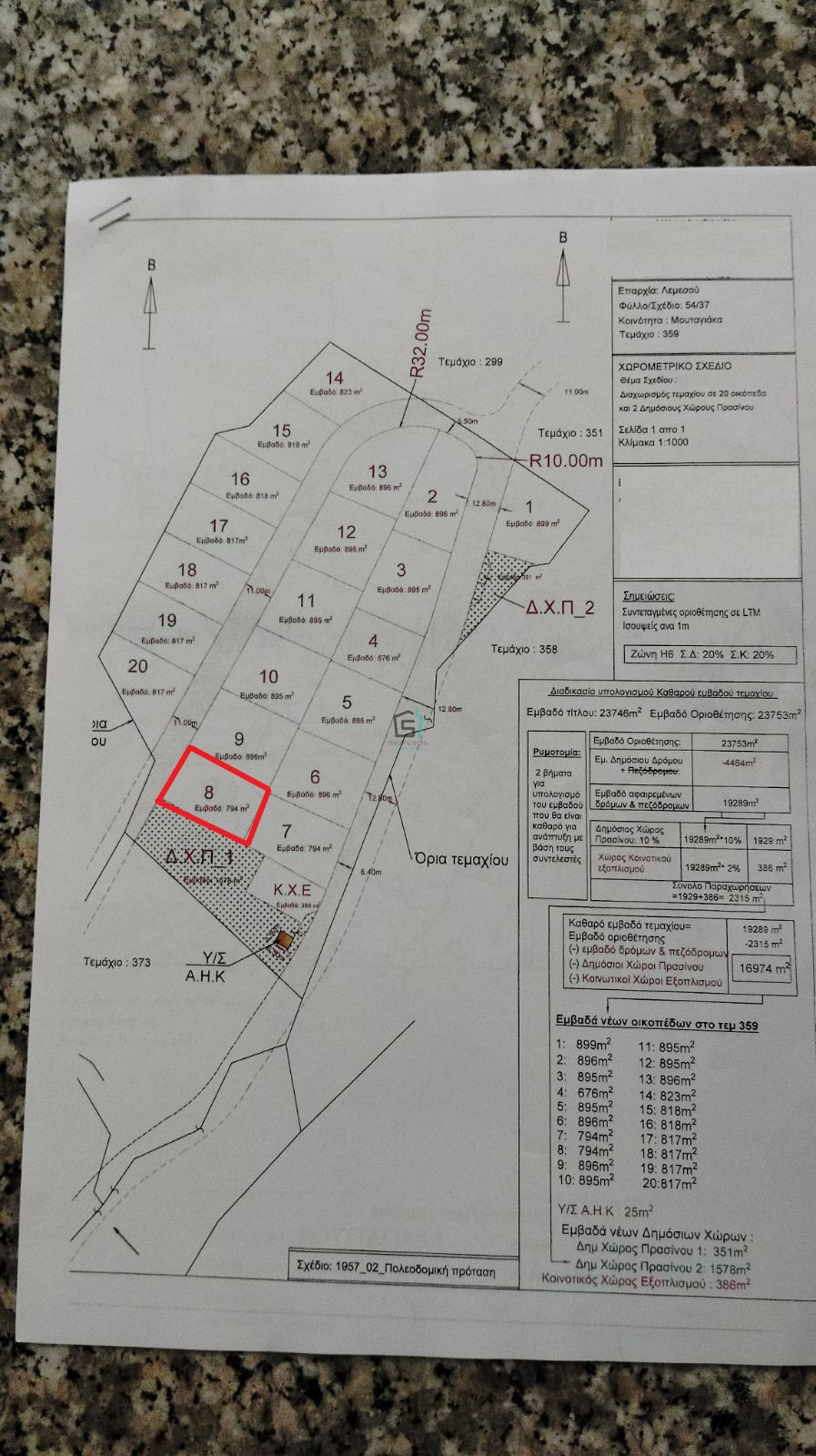 Residential FIELD SEA VIEW - Mouttagiaka 794 sqm - 3