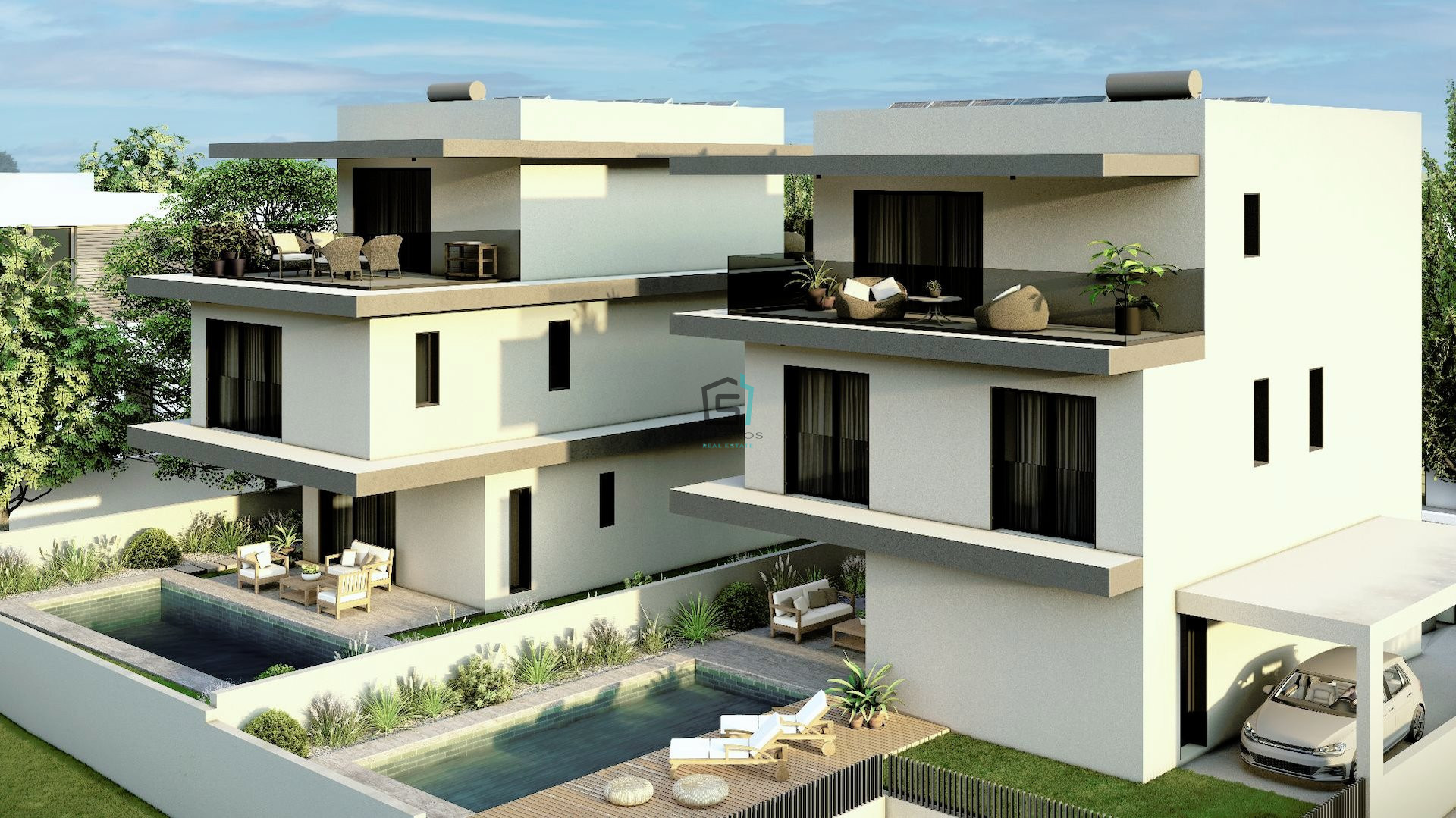 SUPERB PRIVATE POOL 3+1 Bedroom House - Ypsonas