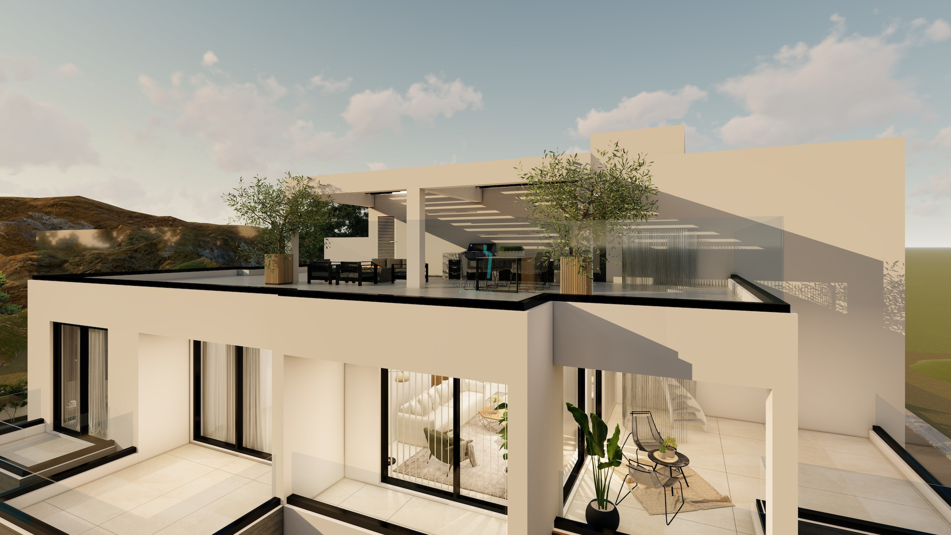2+1 Bedroom Penthouse with ROOF GARDEN - Laiki Lefkothea - 4