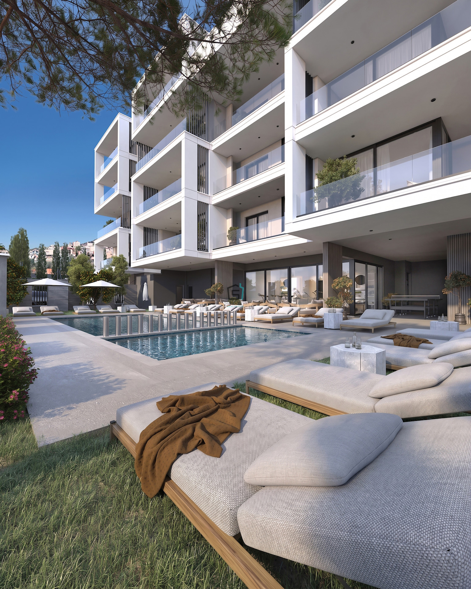 LUXURY 1 Bedroom Apartment with Swimming Pool - Germasogeia