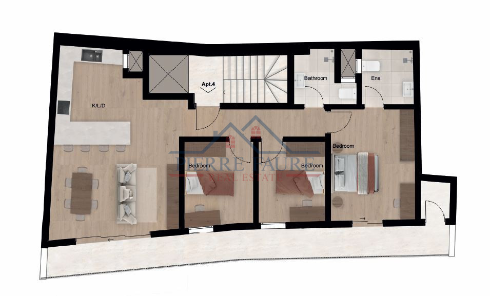 3 bedroom apartment 136 m² Għargħur, Malta