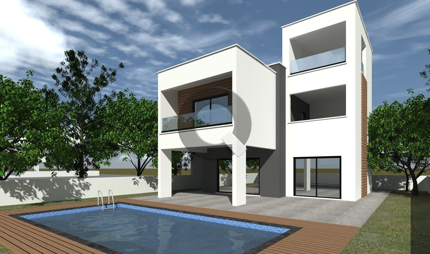Three-bedroom house — Souni
