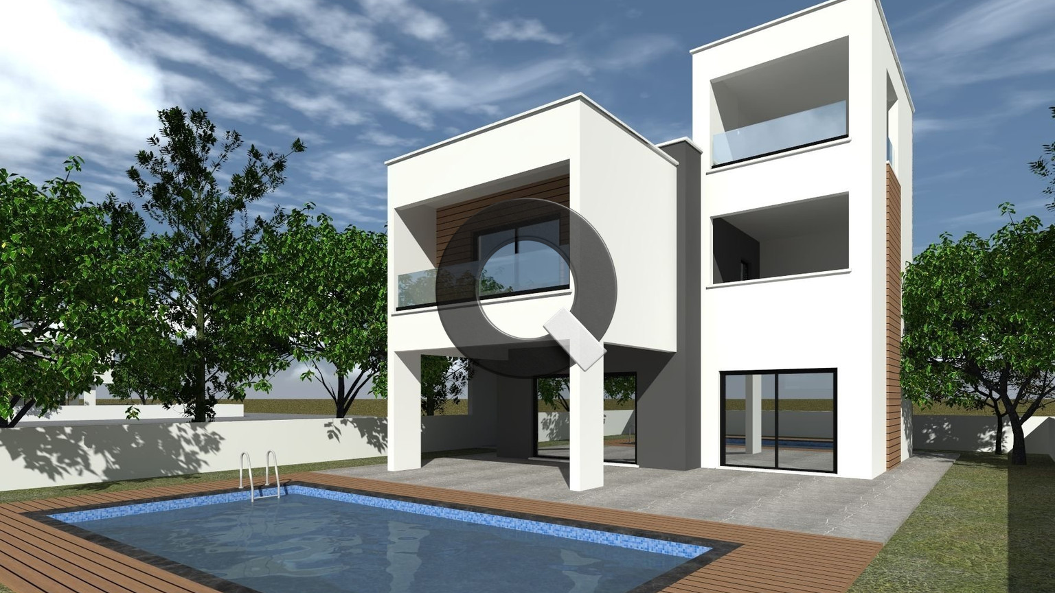 Three-bedroom house — Souni
