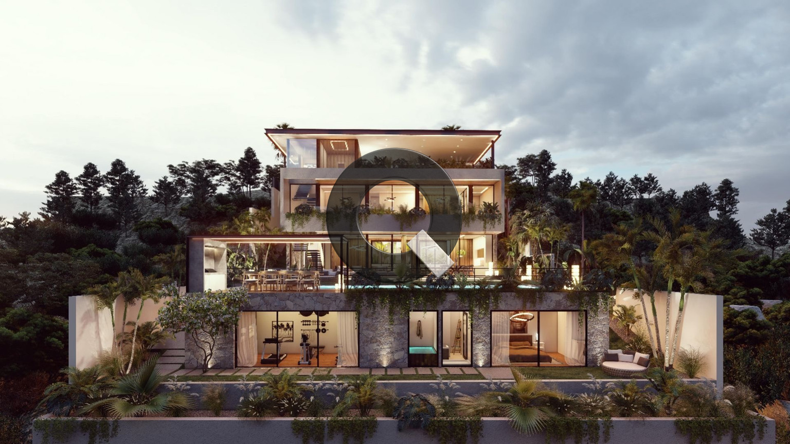 Five-bedroom house — Germasogeia