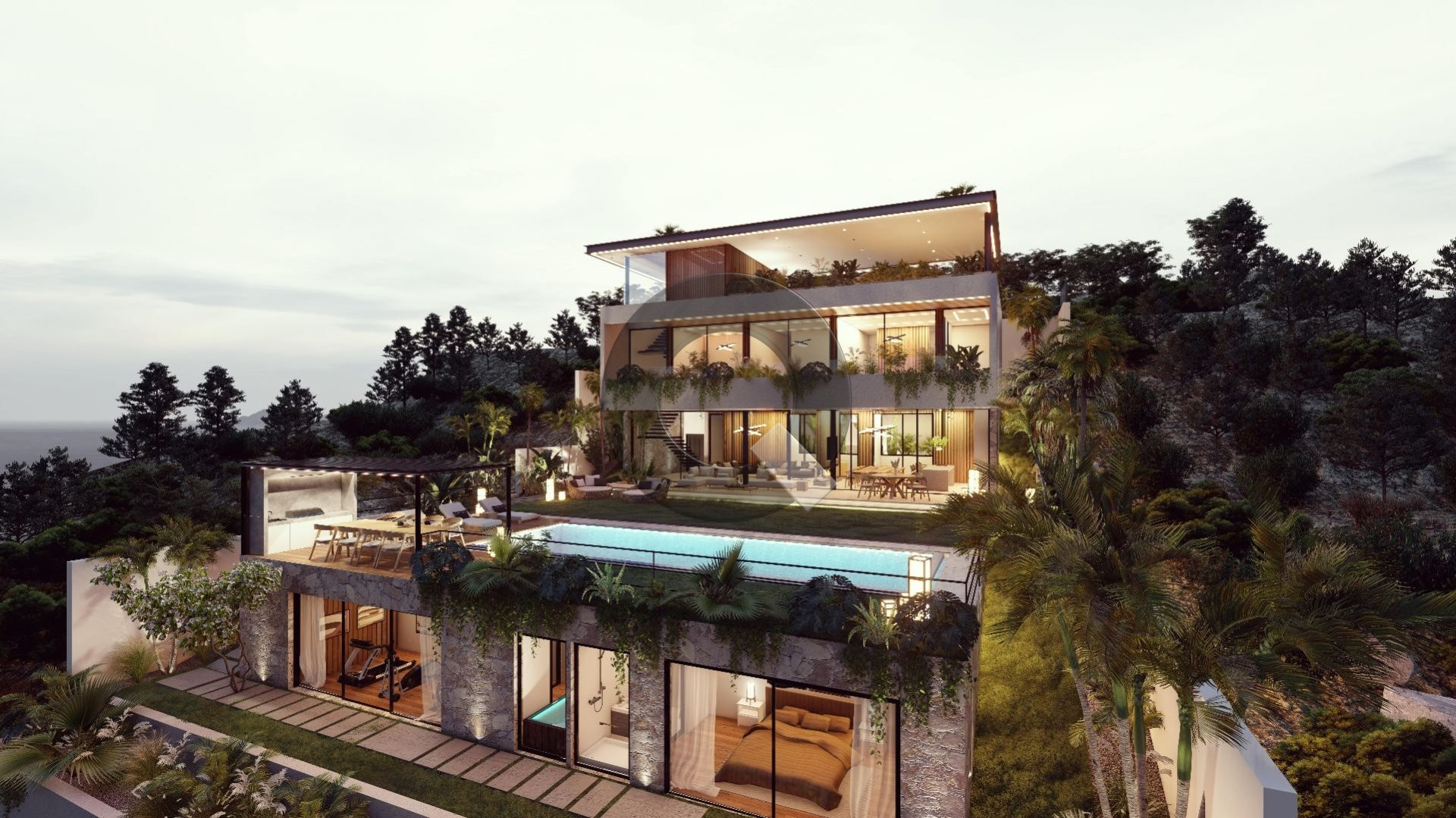 Five-bedroom house — Germasogeia
