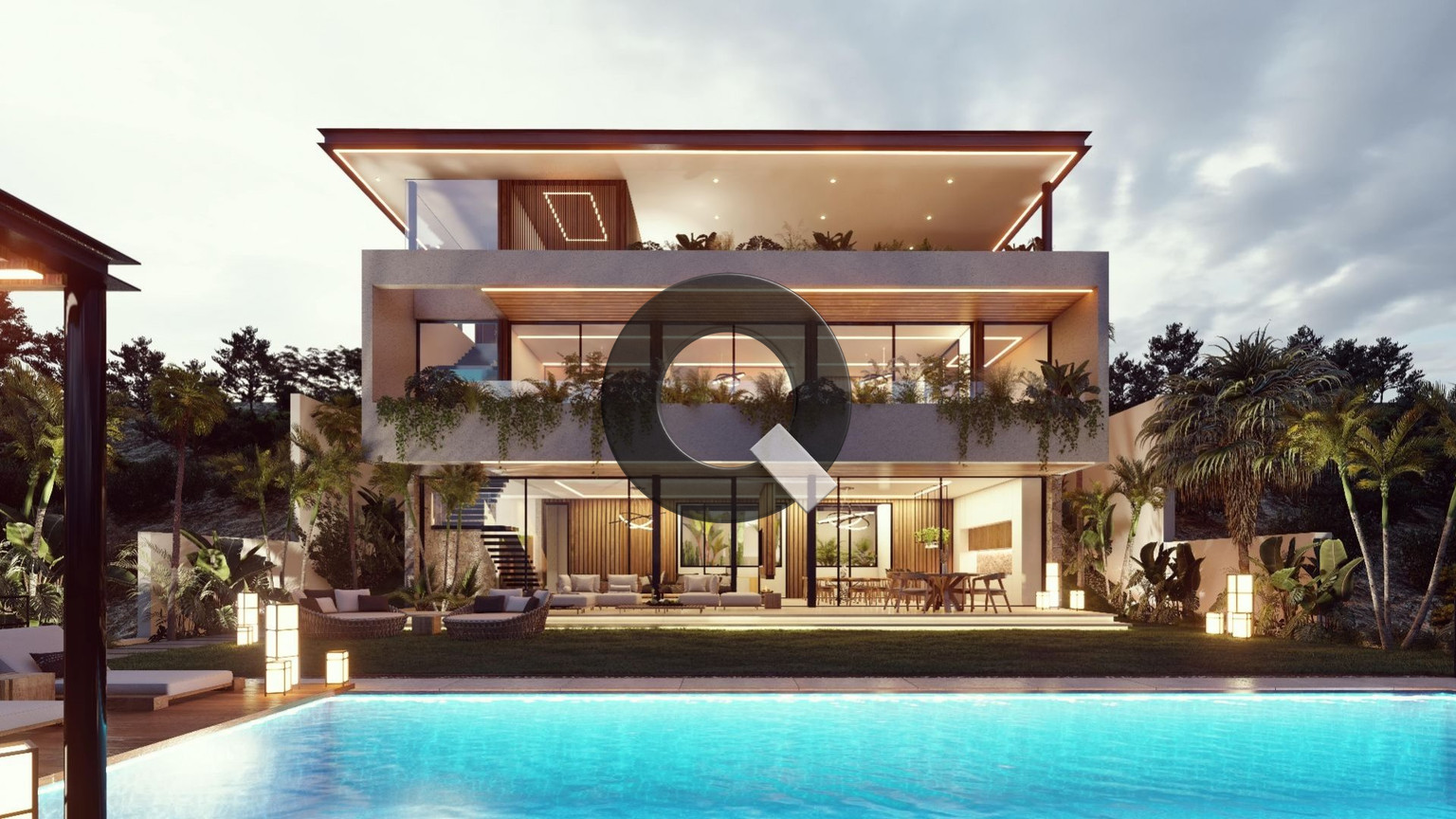 Five-bedroom house — Germasogeia