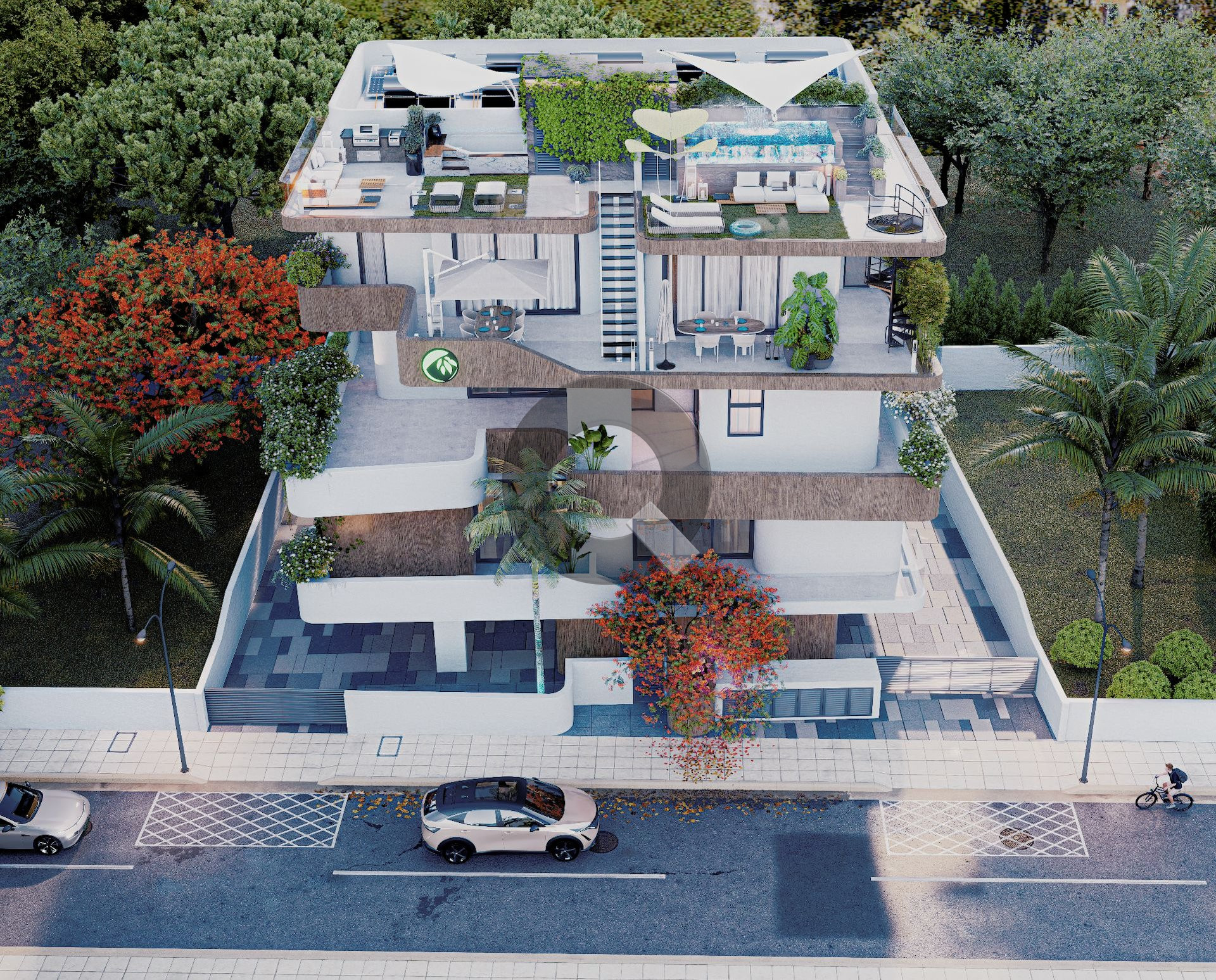 Three-bedroom apartment — Zakaki