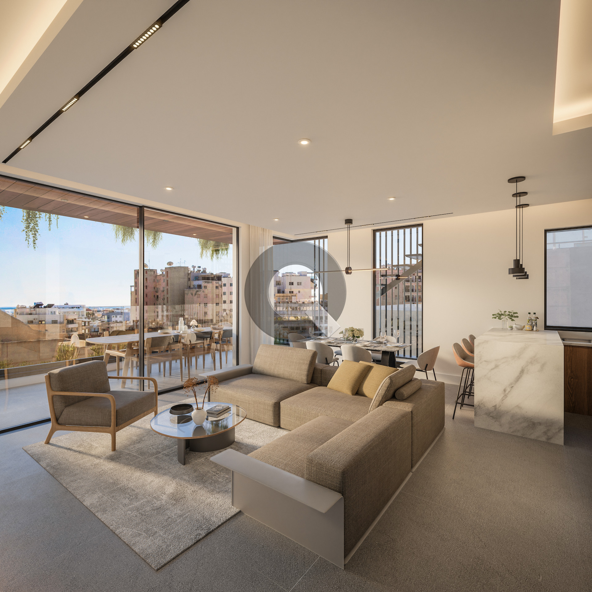 Three-bedroom apartment — Agios Nektarios