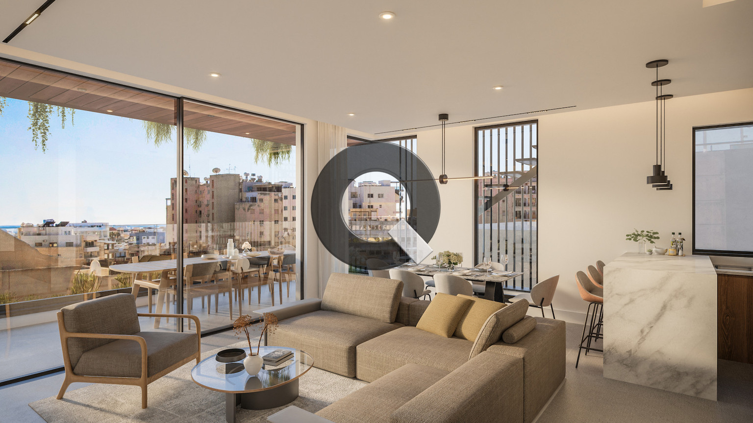 Three-bedroom apartment — Agios Nektarios
