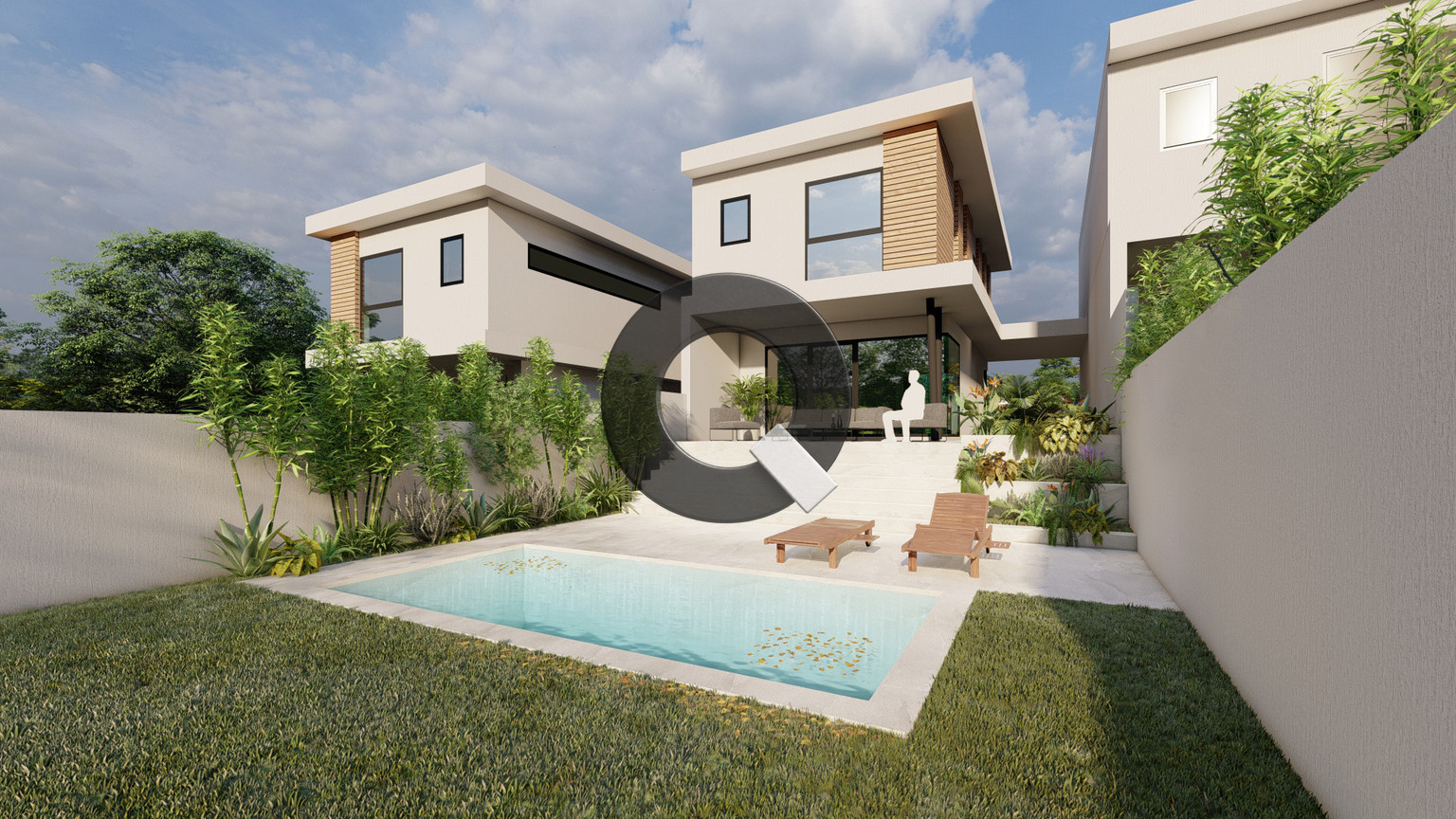Three-bedroom house — Agios Tychon