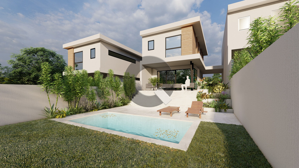 Three-bedroom house — Agios Tychon