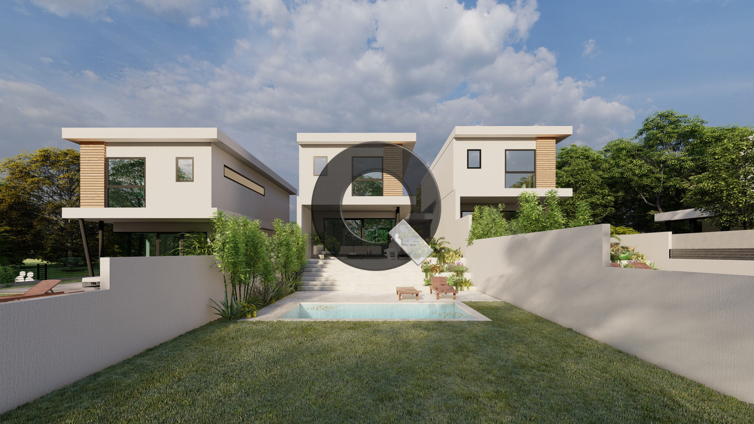 Three-bedroom house — Agios Tychon