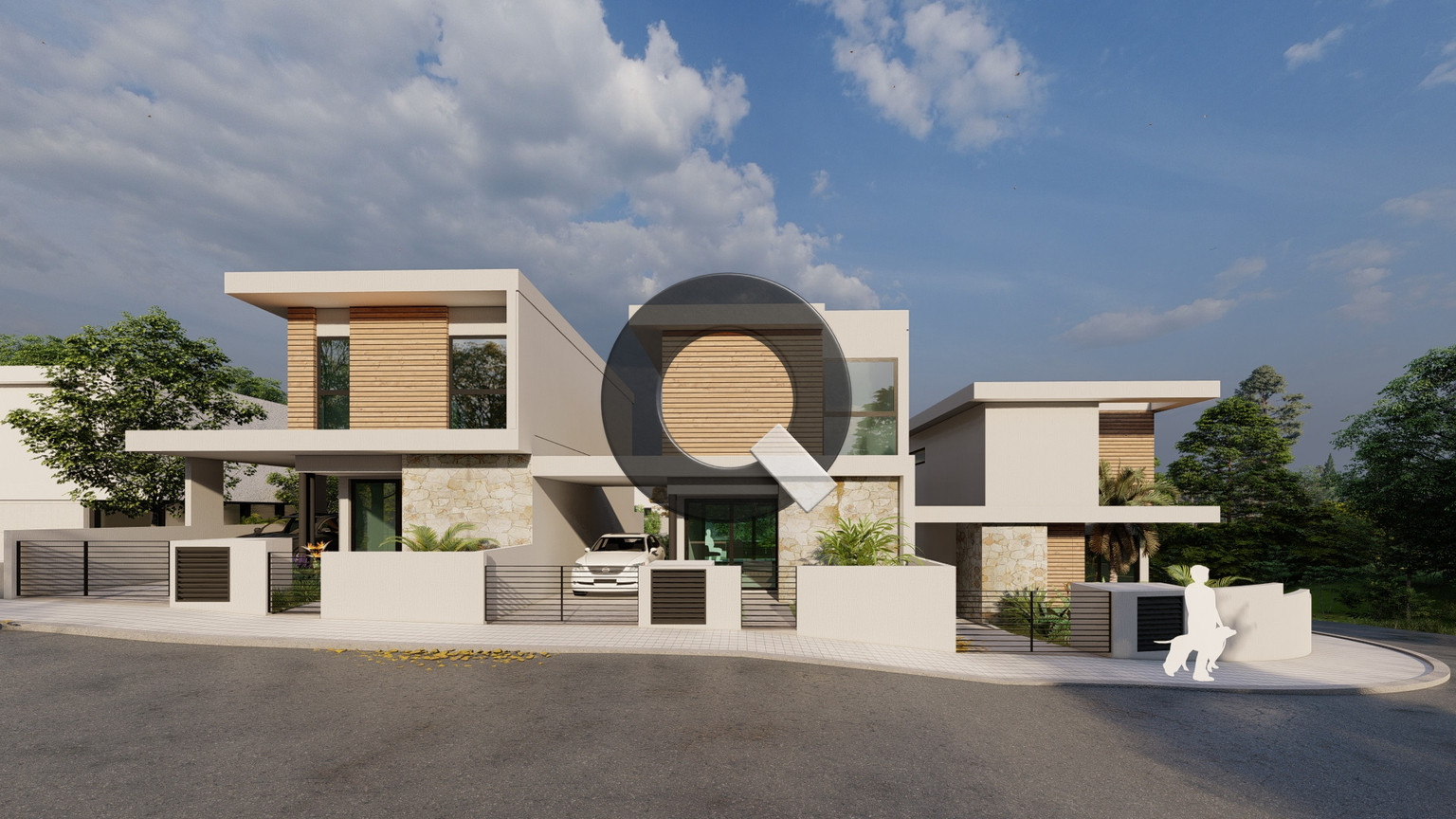 Three-bedroom house — Agios Tychon