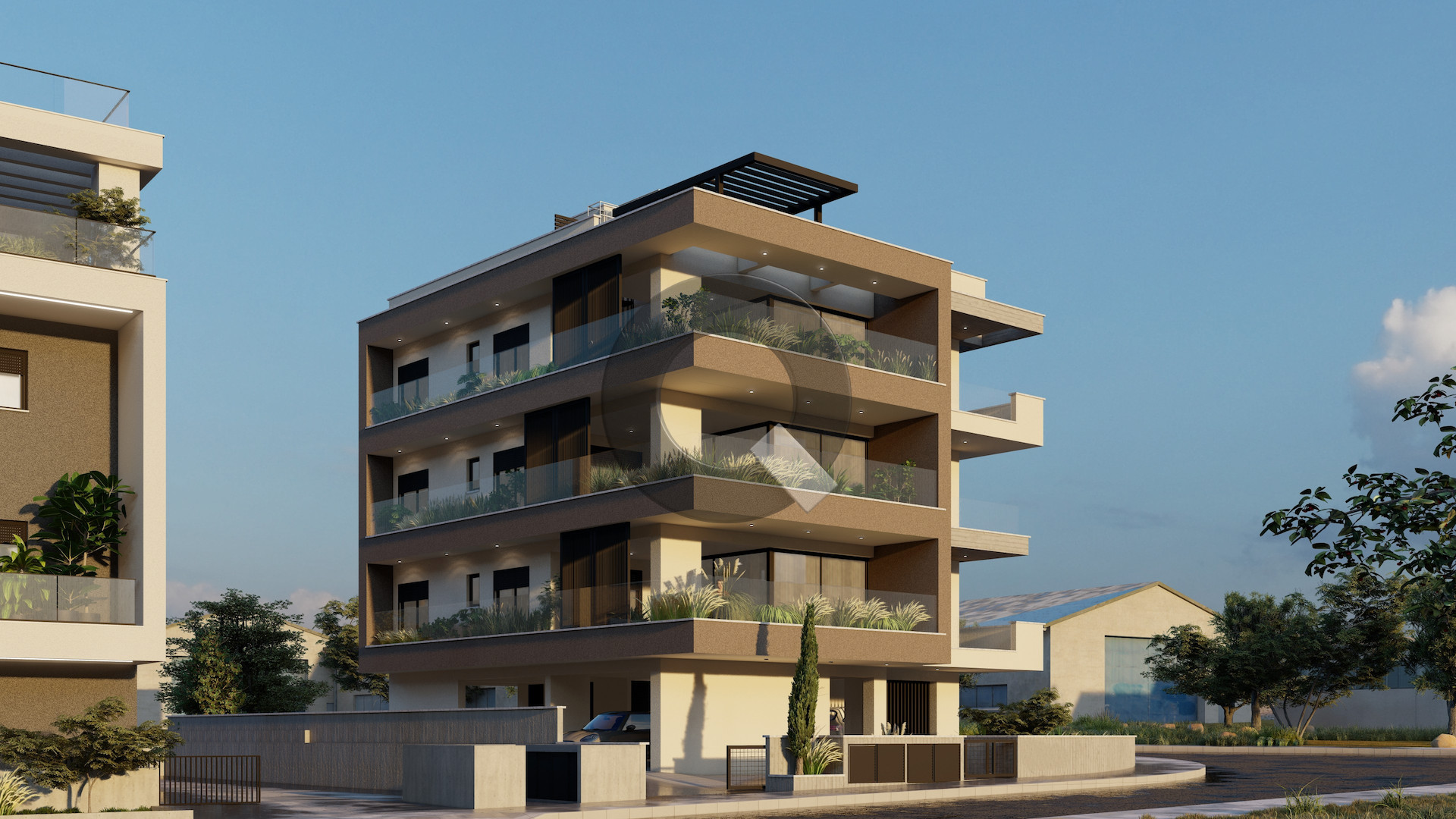 One-bedroom apartment — Ypsonas