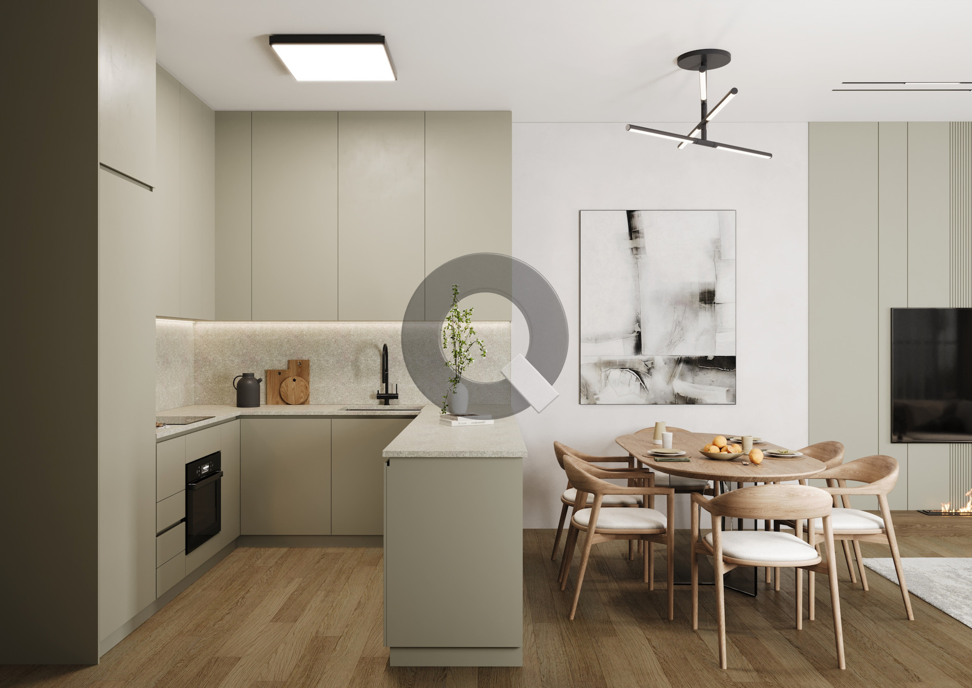 One-bedroom apartment — Ypsonas
