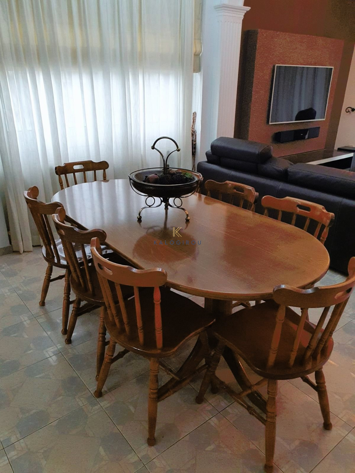 Duplex, Fully Furnished, 3-Bedroom Apartment for Rent in Chrysopolitissa Area