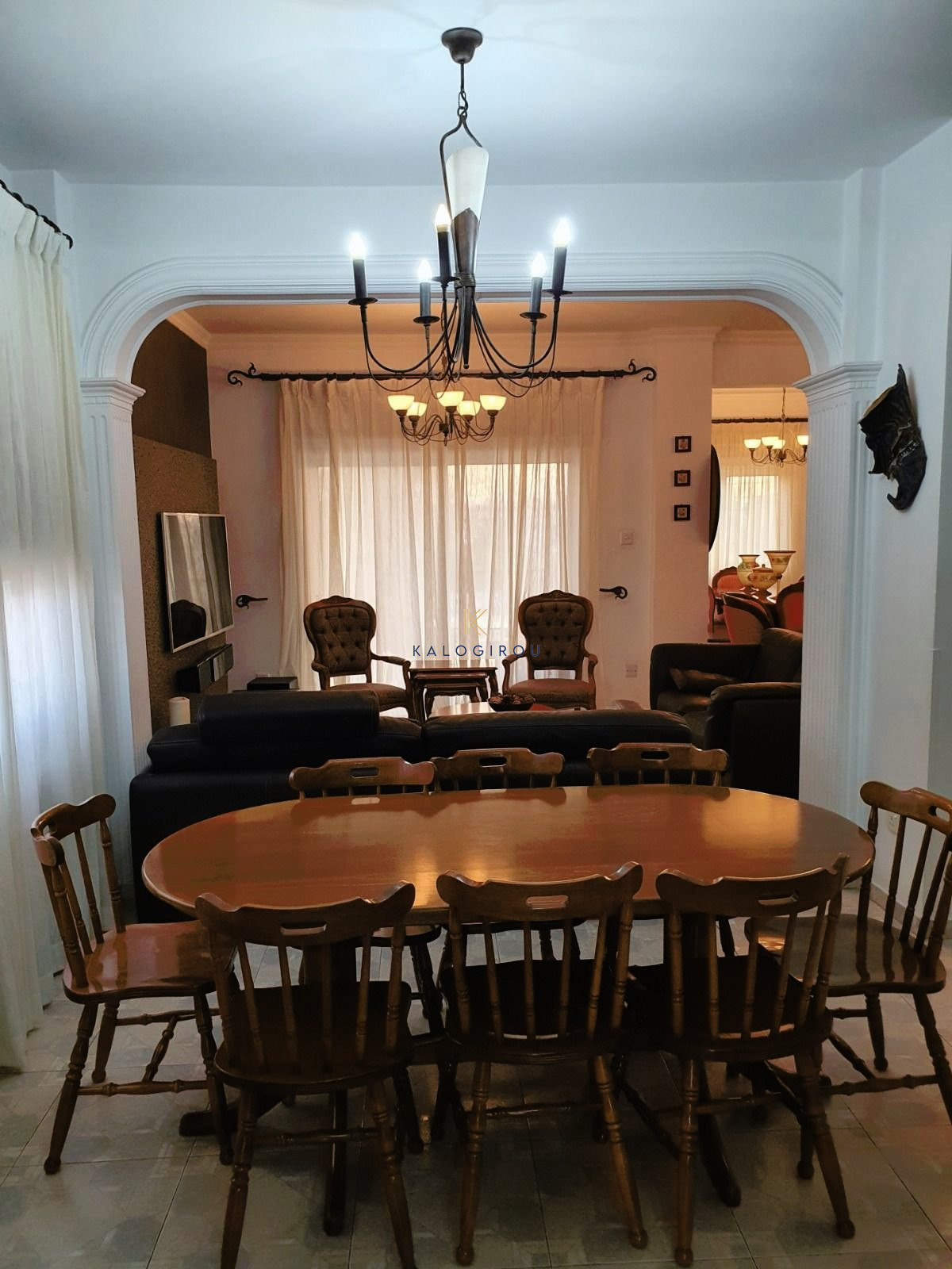 Duplex, Fully Furnished, 3-Bedroom Apartment for Rent in Chrysopolitissa Area