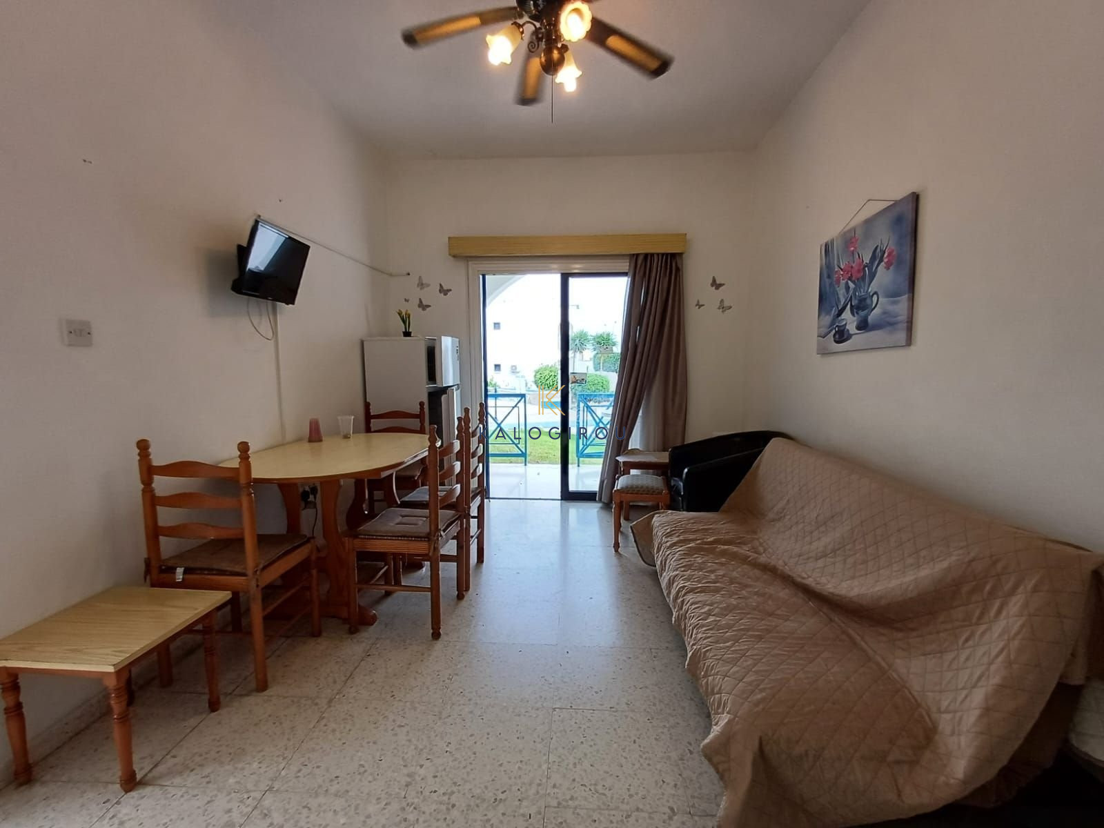 Ground Floor, One Bedroom Apartment for Rent in Dekeleia area, Larnaca