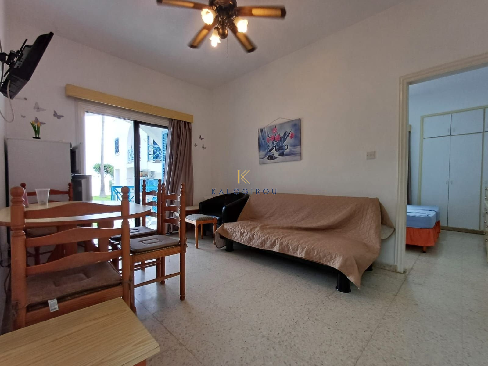 Ground Floor, One Bedroom Apartment for Rent in Dekeleia area, Larnaca