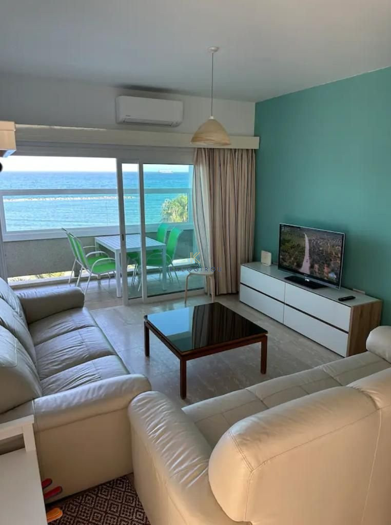 Sea View, Beach Front, Two Bedroom Apartment for Rent in Dekeleia Area, Larnaca