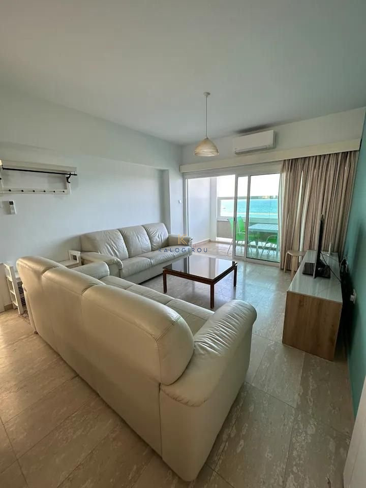 Sea View, Beach Front, Two Bedroom Apartment for Rent in Dekeleia Area, Larnaca