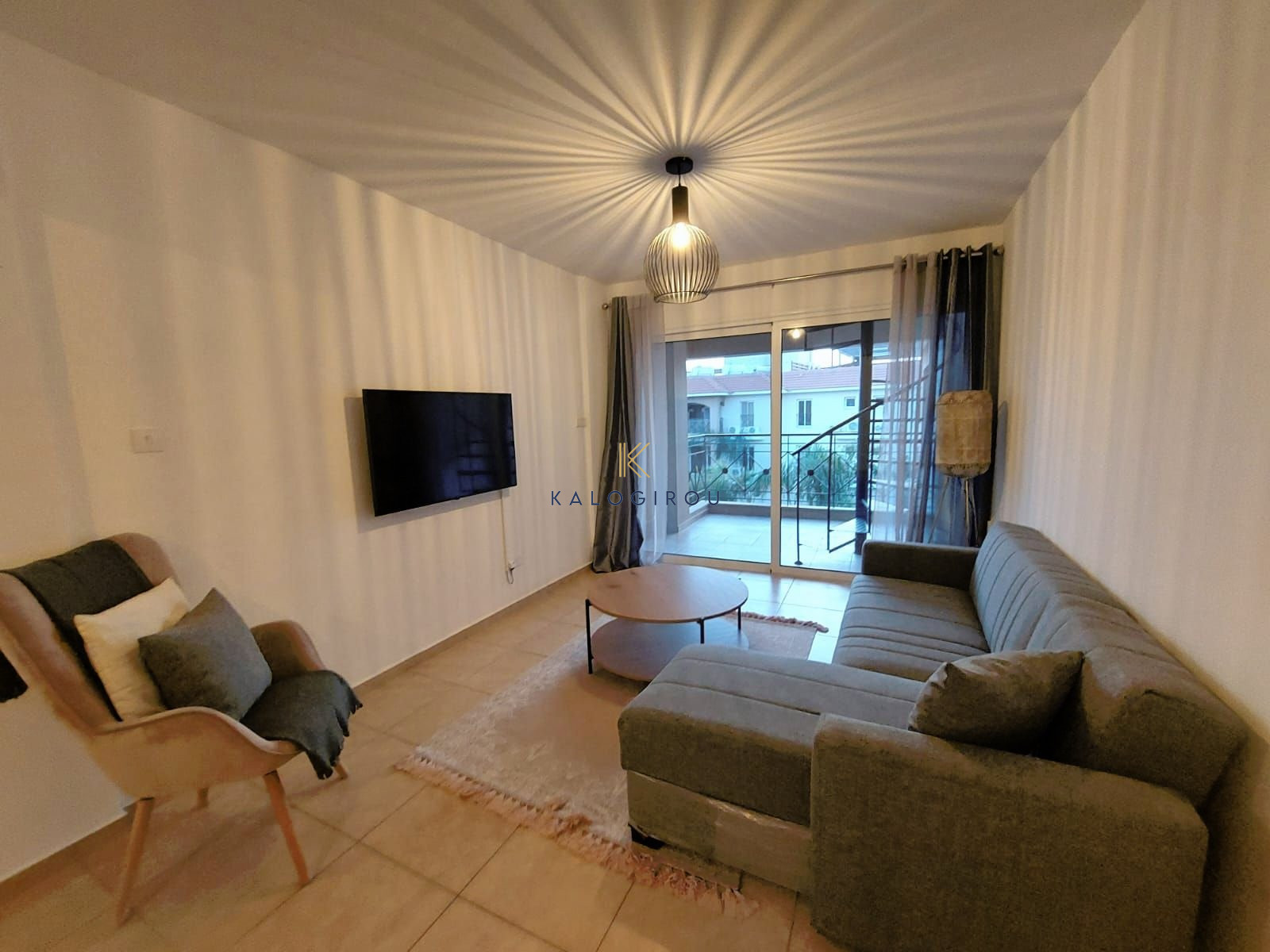 Top Floor Two-Bedroom Apartment with Roof Garden for Rent in Kiti area, Larnaca