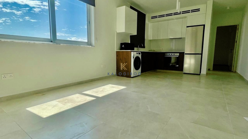 Brand New, Top Floor, Sea View One-bedroom apartment for rent in Pyla, Larnaca.