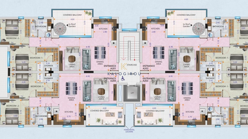 Apartments for sale 84 m² in Kiti, Larnaca, Cyprus
