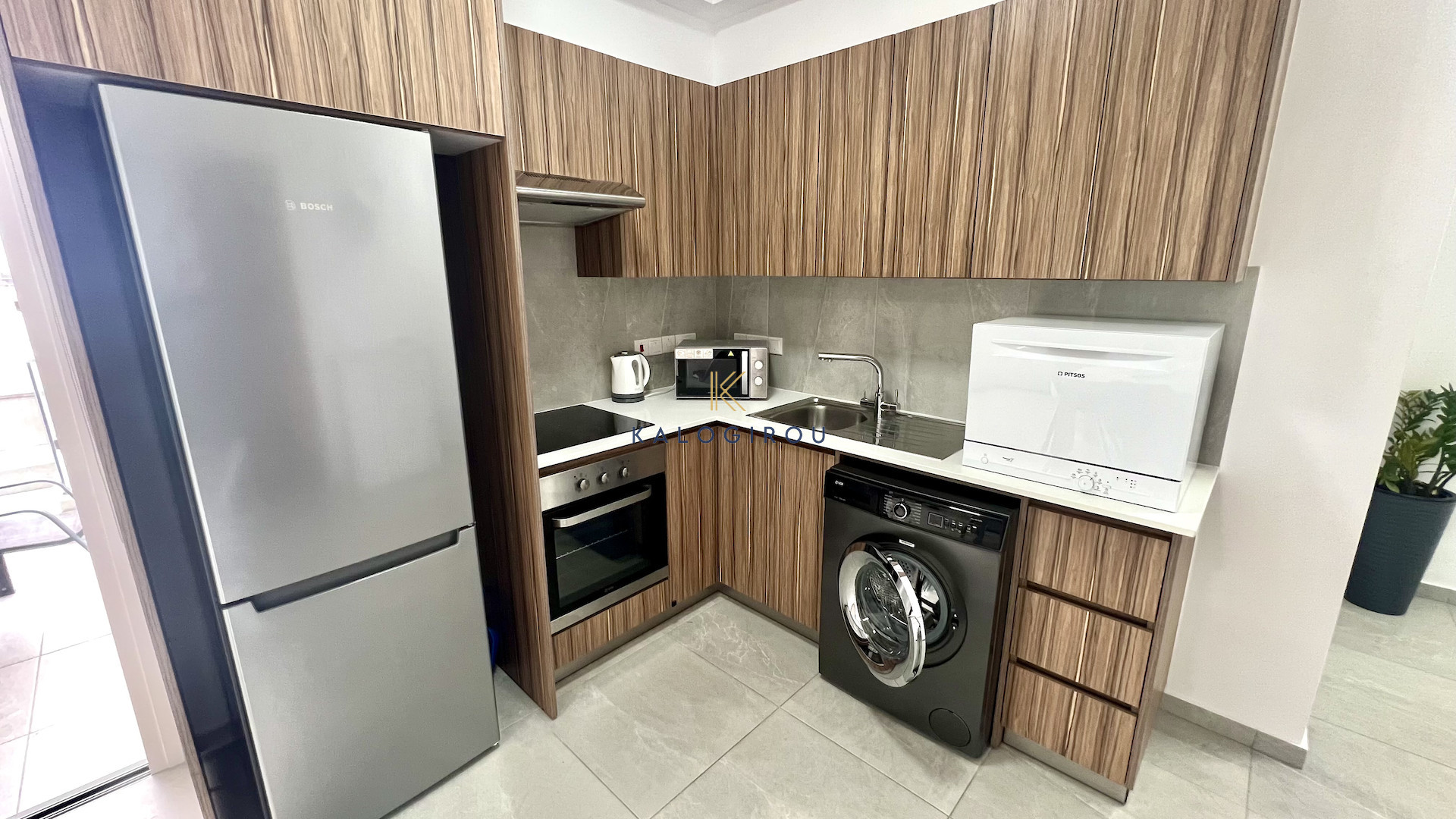 Modern, Top Floor Two Bedrooms Apartment for rent in New Marina, Larnaca.