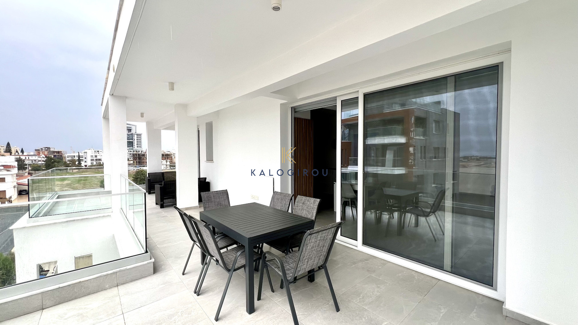 Modern, Top Floor Two Bedrooms Apartment for rent in New Marina, Larnaca.