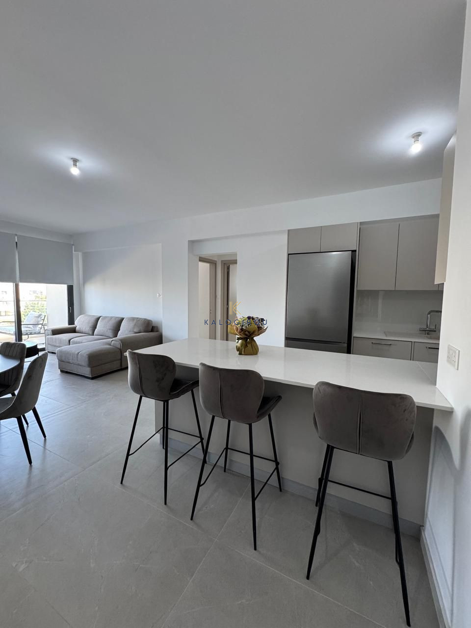 Duplex Three Bedrooms Apartment for Rent in Livadia Area, Larnaca.