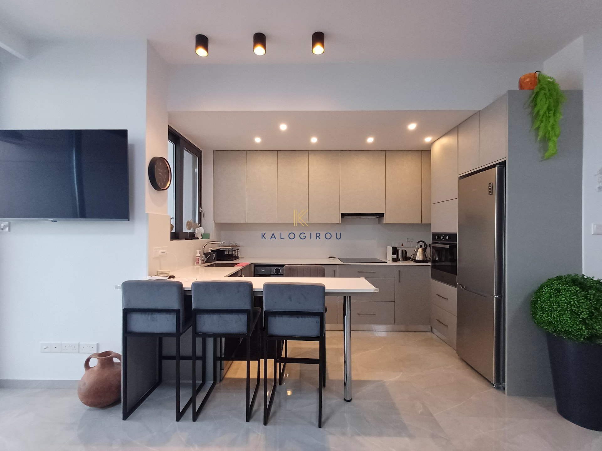 Luxury, 2-Bed Sea View and Salt Lake View Apartment for Rent in Makenzy Larnaca