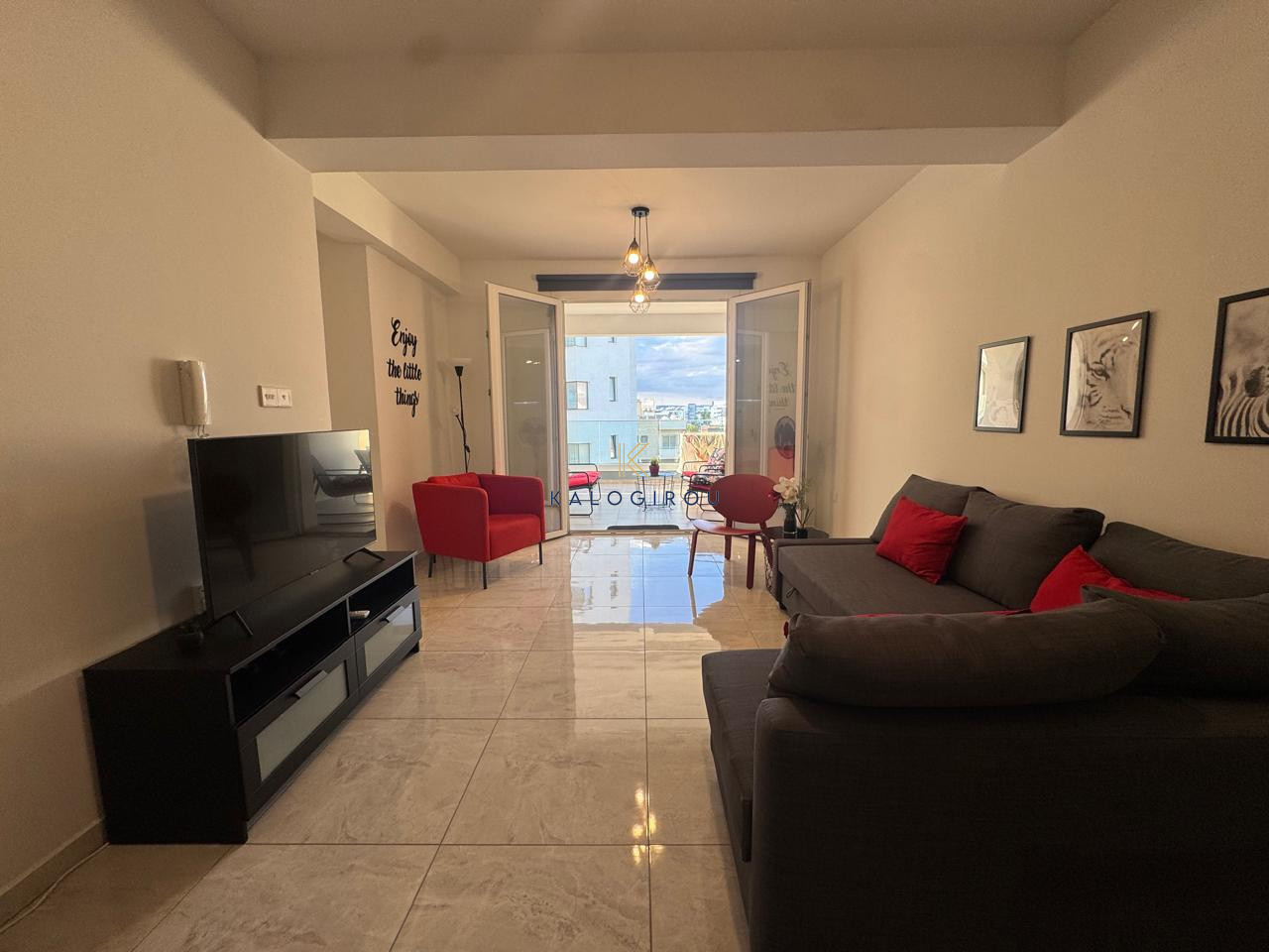 Fully Furnished, Stylish 2-Bed Flat for Rent in New Marina-Port Area, Larnaca