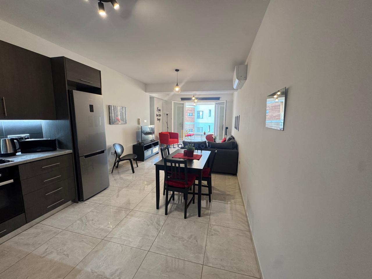 Fully Furnished, Stylish 2-Bed Flat for Rent in New Marina-Port Area, Larnaca