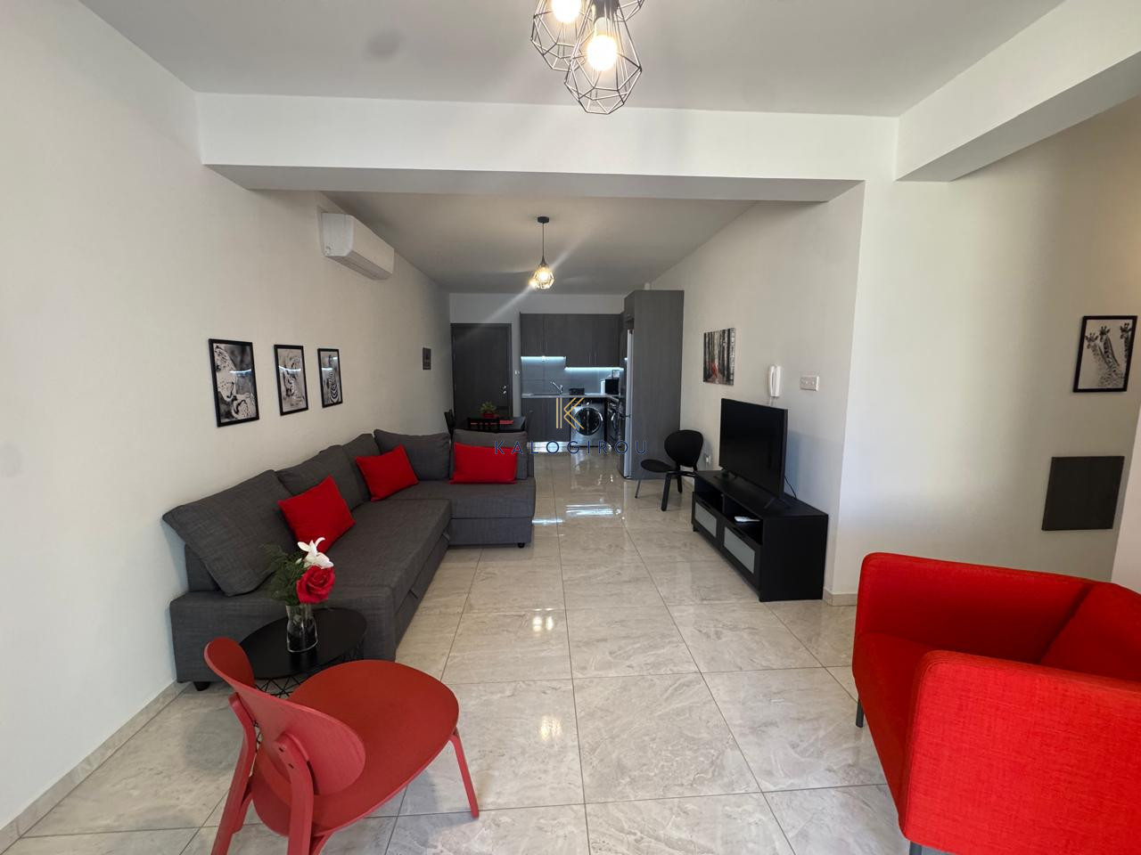 Fully Furnished, Stylish 2-Bed Flat for Rent in New Marina-Port Area, Larnaca