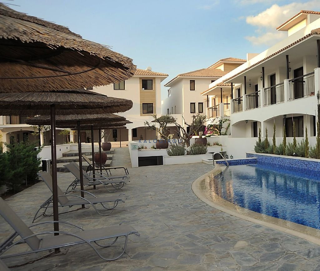 Two Bedroom Apartment with Common Pool for Rent in Tersefanou, Larnaca.