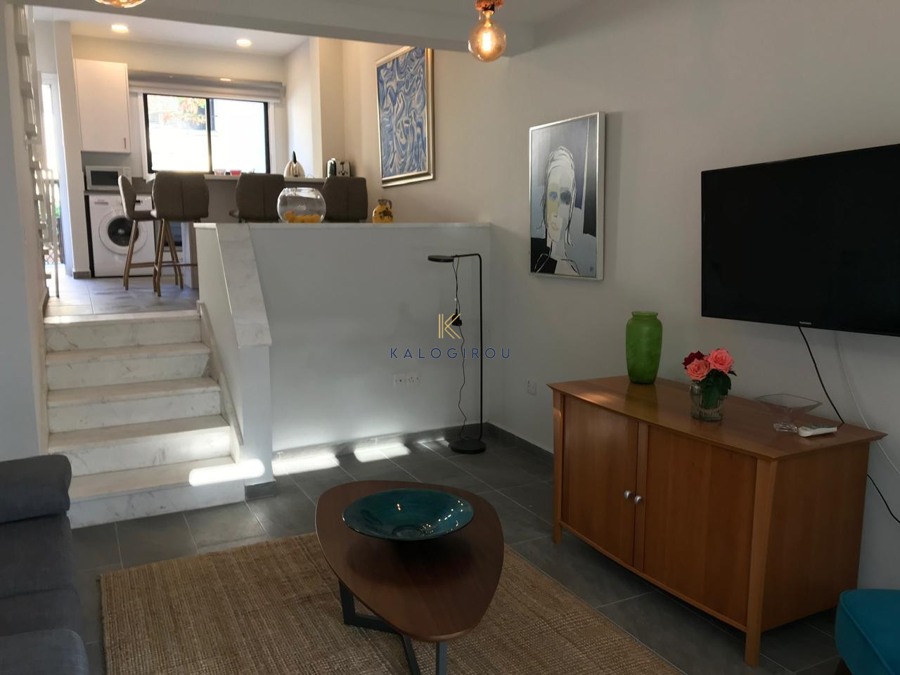 Sea View, 2-Bedroom House in Dekeleia area, Larnaca.