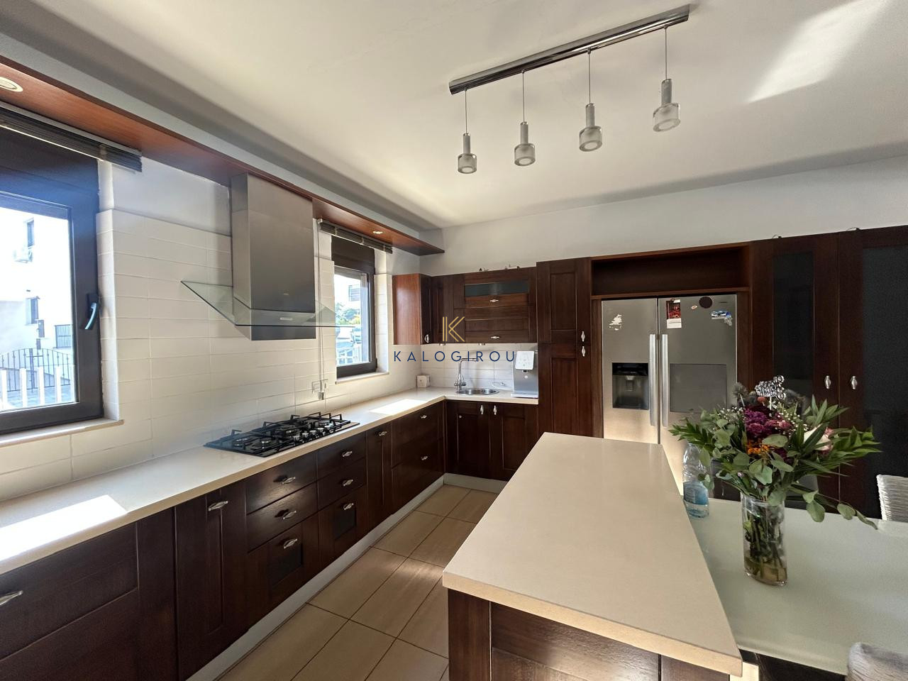 Luxury five-bedroom villa for rent in Vergina area, Larnaca.