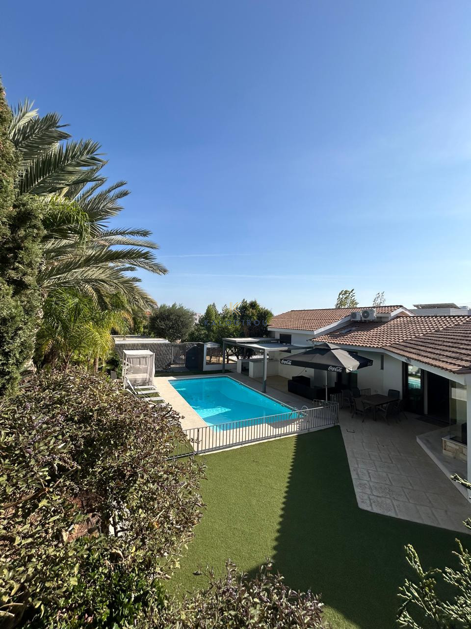 Luxury five-bedroom villa for rent in Vergina area, Larnaca.