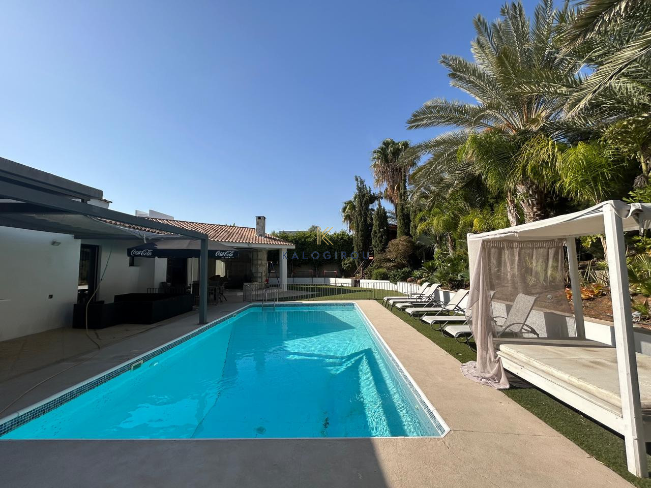 Luxury five-bedroom villa for rent in Vergina area, Larnaca.