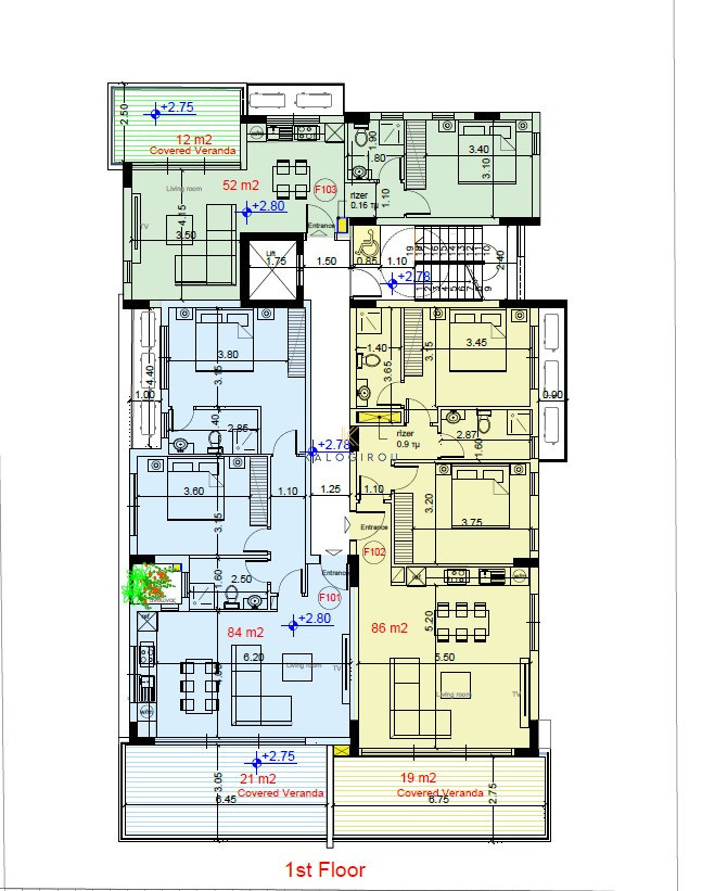 2-bedroom apartments for sale 86 m² in Paphos old town, Paphos, Cyprus