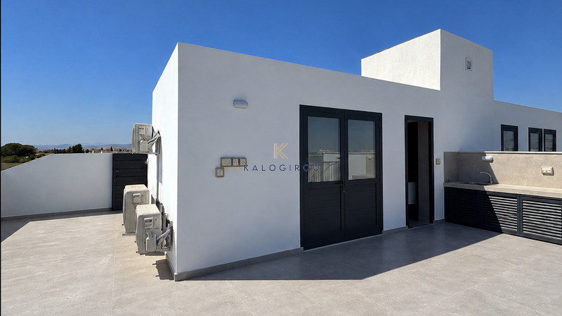 Brand New Three-Bedroom Penthouse with Roof Garden for Rent in Livadia, Larnaca