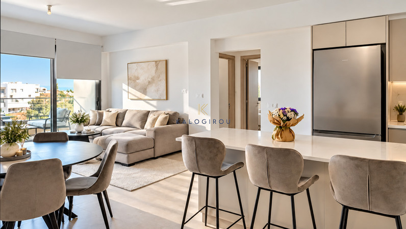 Amazing Three-Bedroom Penthouse with Roof Garden for Rent in Livadia, Larnaca