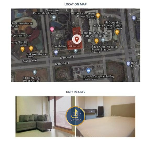 Nice 1 Bedroom @ Solemare Parksuites for SALE
