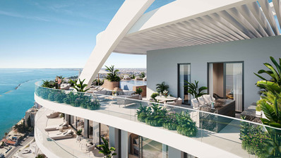 Luxury 16th Floor 2 Bed Apartment In Potamos Germasogeia