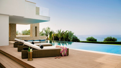 3rd Row Villa with Pool in Saint George Peyia