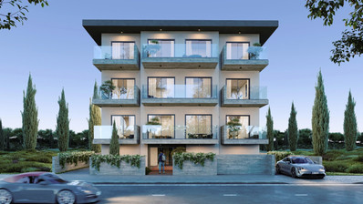 Современные апартаменты с видом на море в оживленном районе Героскипу