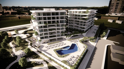 Современная квартира в Като Пафосе с видом на море